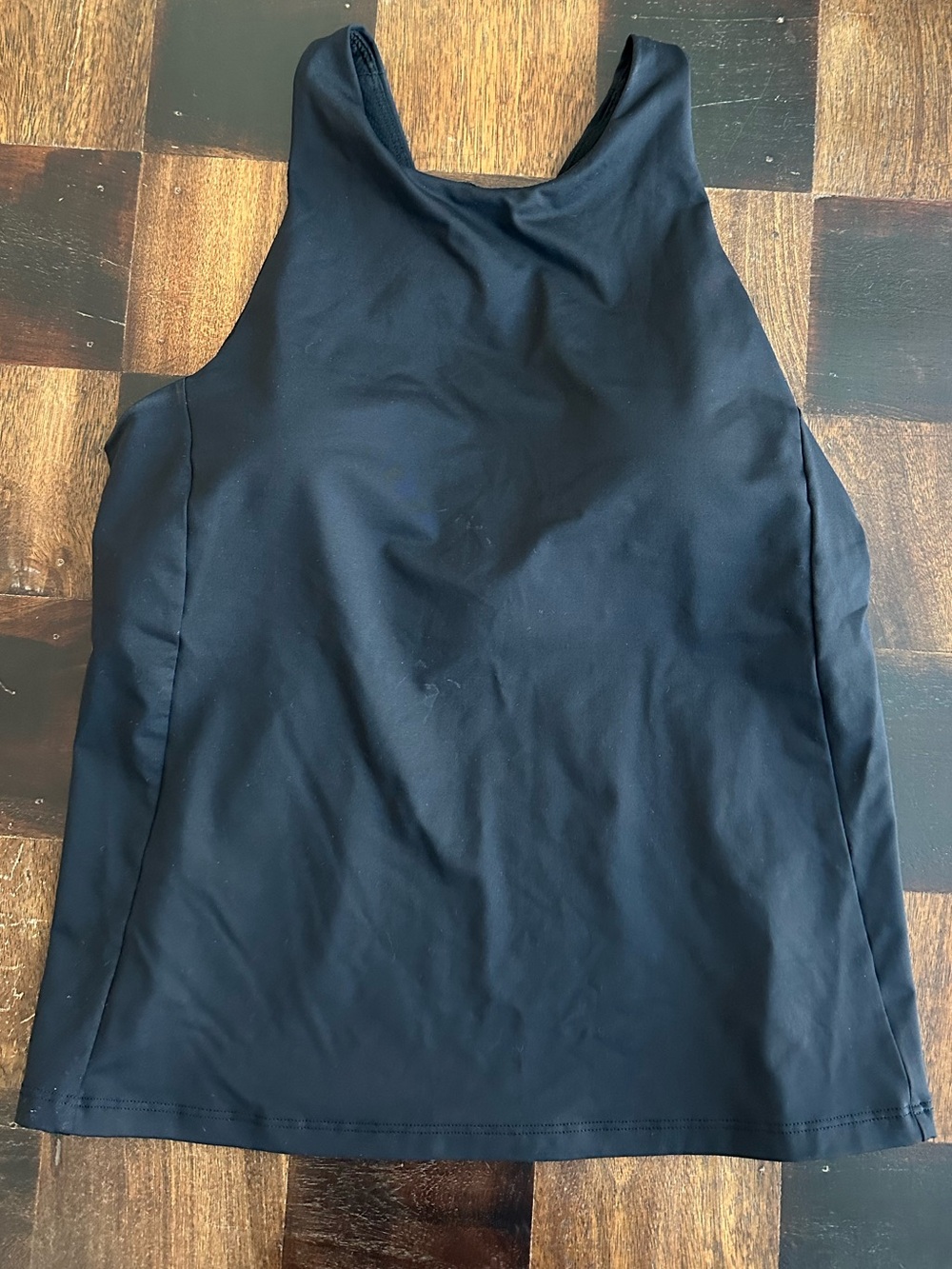 Athleta Black High-Neck Tank